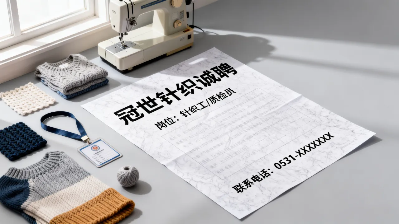 章丘冠世针织招聘网招工吗？章丘招聘网最新招聘信息有哪些？-图2