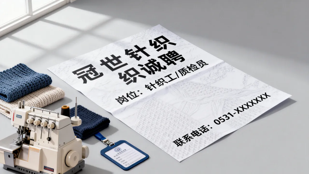 章丘冠世针织招聘网招工吗？章丘招聘网最新招聘信息有哪些？-图3