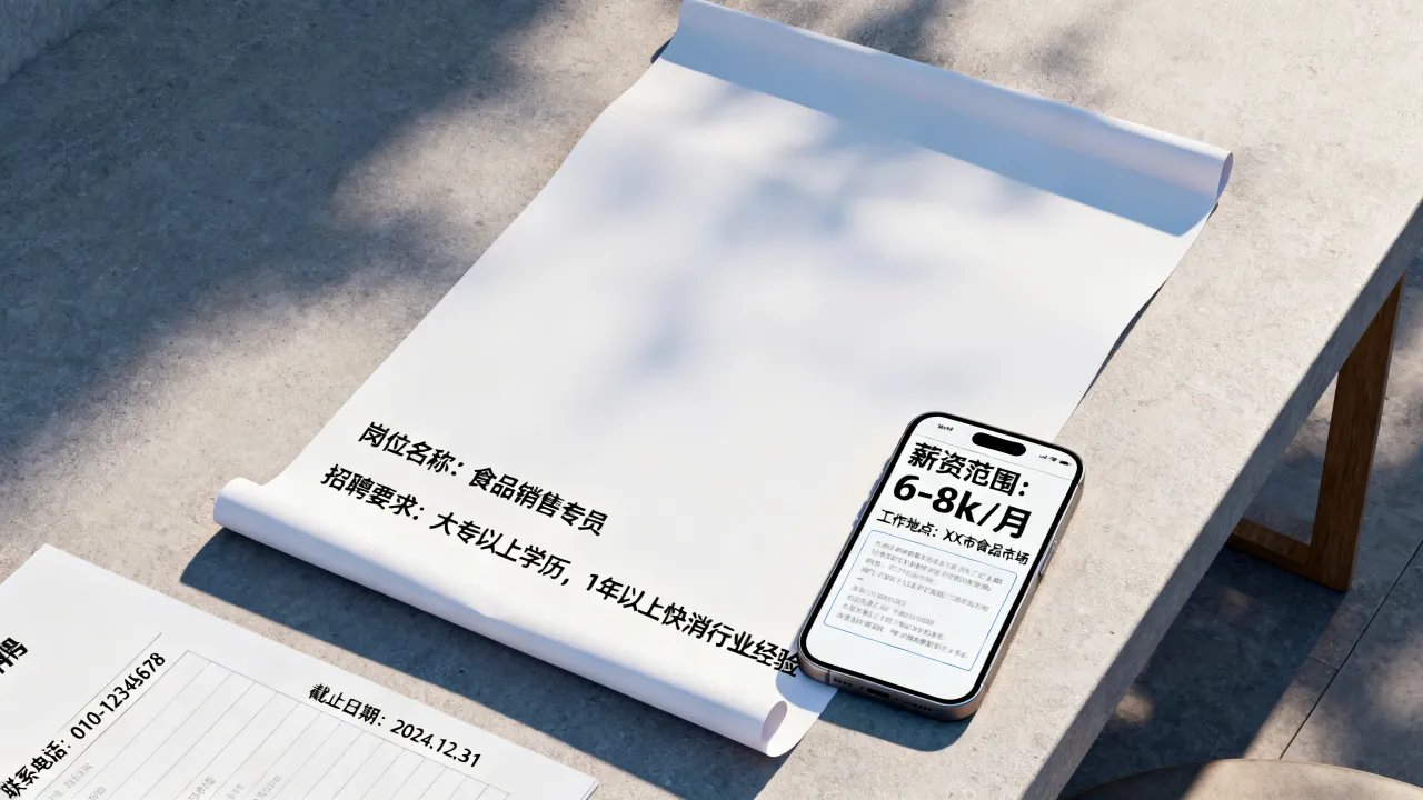 社店食品市场招聘信息怎么获取，如何快速找到最新岗位？-图2