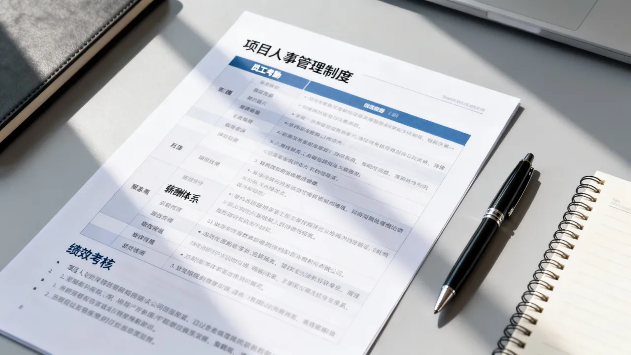 项目人事管理制度怎么制定?公司人事管理制度范本