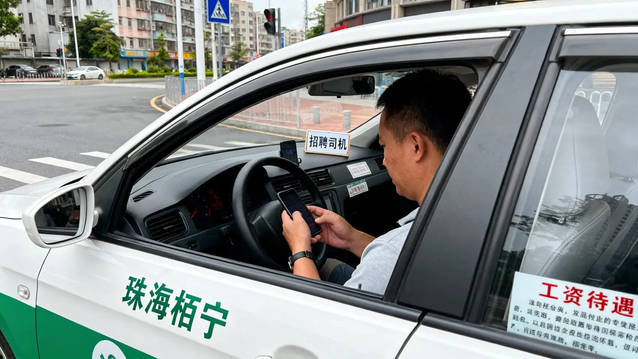 珠海柏宁出租车招聘司机靠谱吗,工资待遇多少?