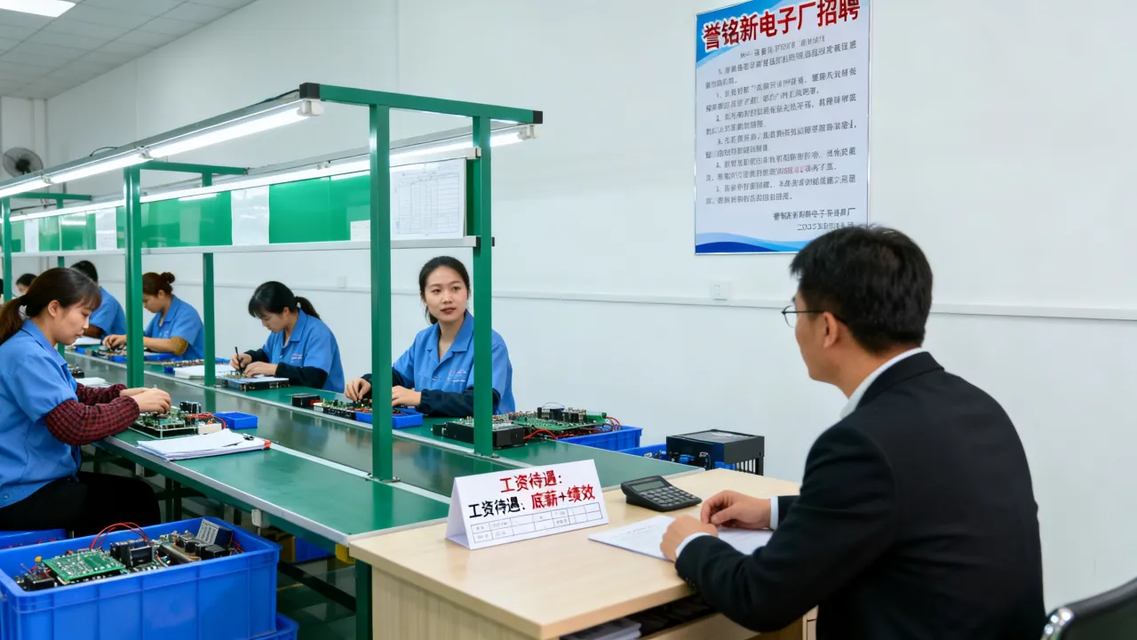 东莞塘厦誉铭新招聘靠谱吗?,誉铭新电子厂工资待遇怎么样