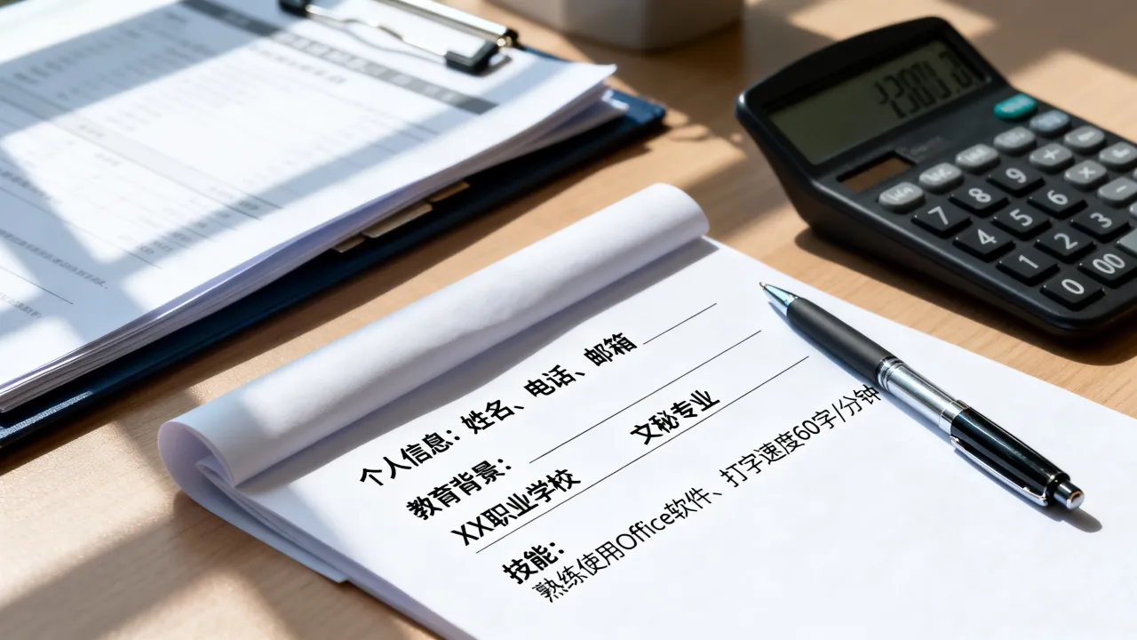 厂里文员怎么写简历?没有工作经验能通过面试吗?-图3 厂里文员怎么写简历?没有工作经验能通过面试吗?-图3