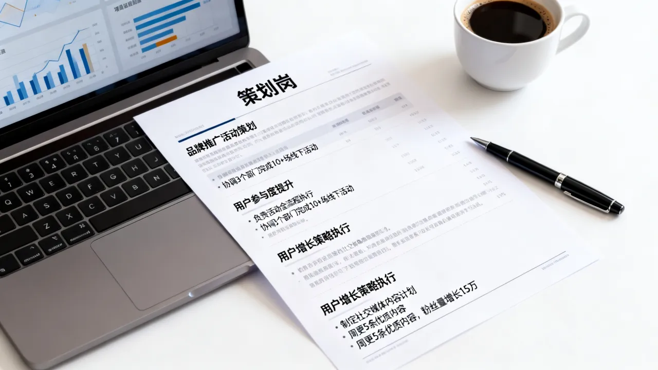 策划岗简历怎么写？策划岗位简历项目经验描述技巧有哪些？-图3