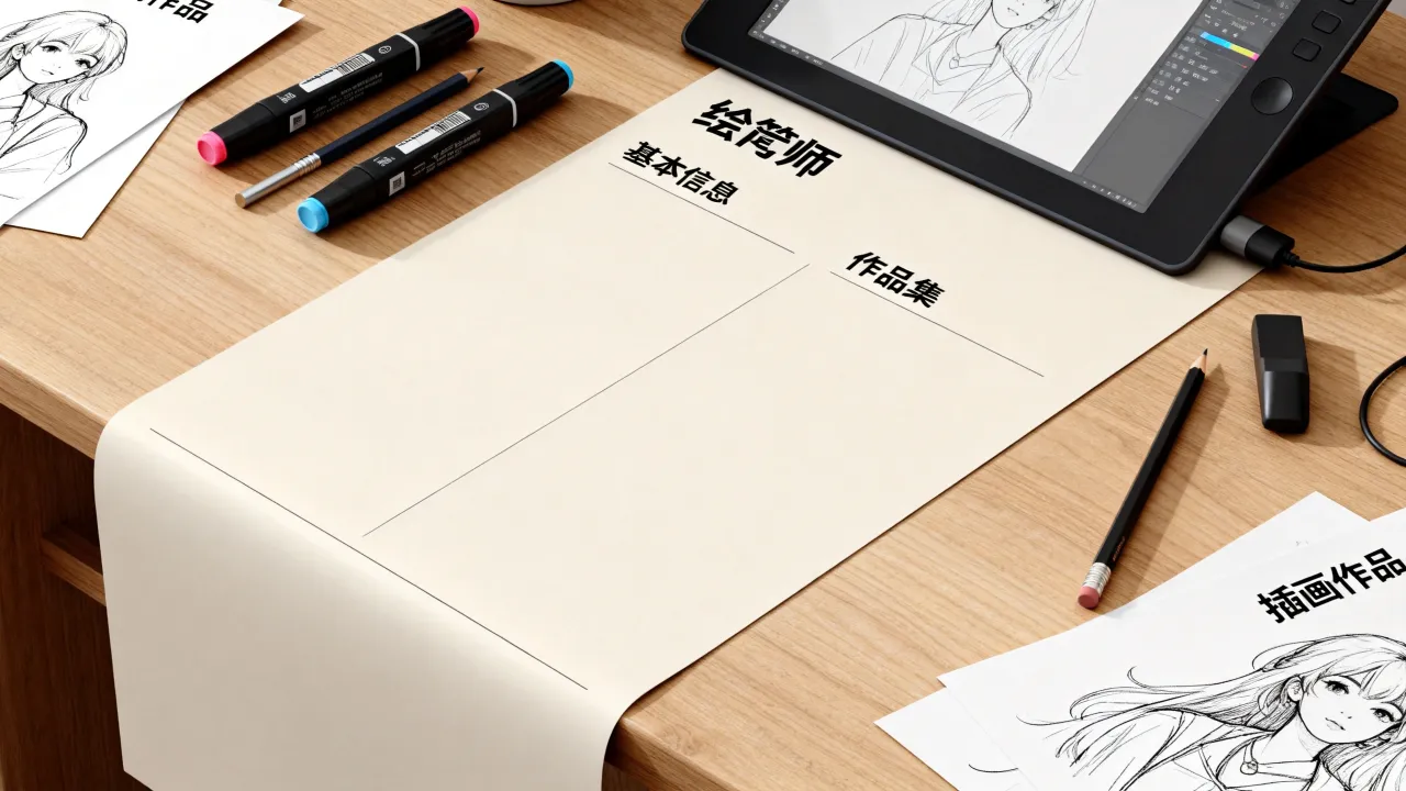 绘师简历怎么写,绘师简历模板作品集怎么排版?-图3 绘师简历怎么写,绘师简历模板作品集怎么排版?-图3