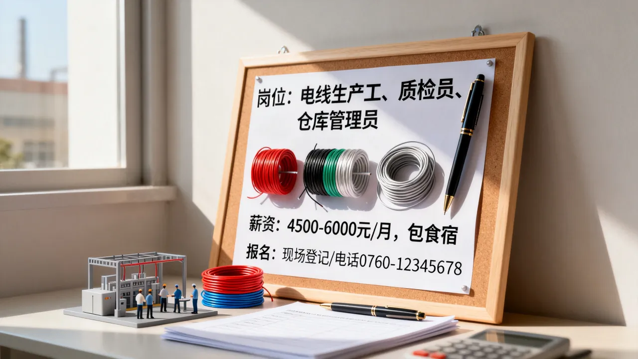 中山东凤电线厂招聘有哪些岗位?薪资待遇怎么样,怎么报名?-图2 中山东凤电线厂招聘有哪些岗位?薪资待遇怎么样,怎么报名?-图2