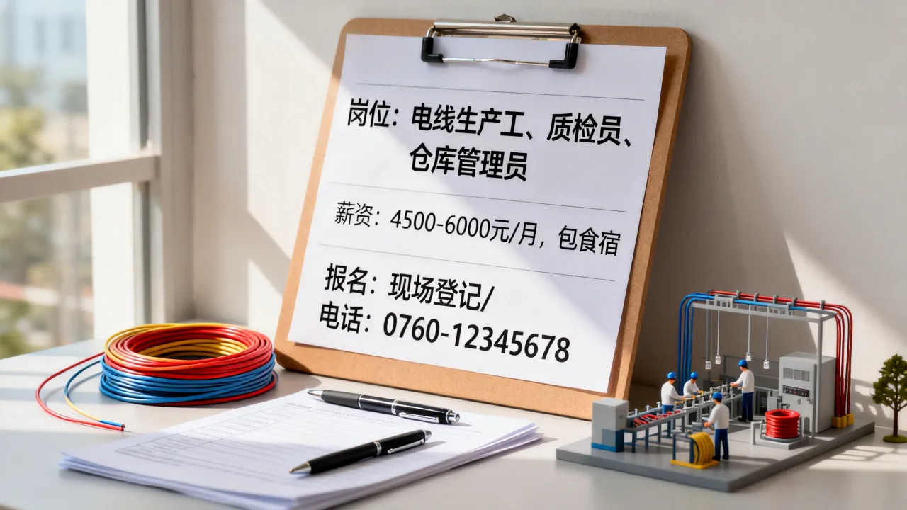 中山东凤电线厂招聘有哪些岗位?薪资待遇怎么样,怎么报名?-图3 中山东凤电线厂招聘有哪些岗位?薪资待遇怎么样,怎么报名?-图3