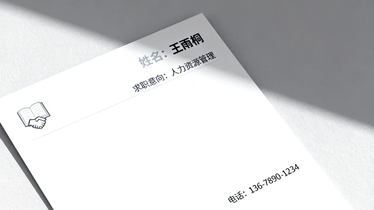 简历封面上怎么打字，封面上的文字用什么字体好-图2