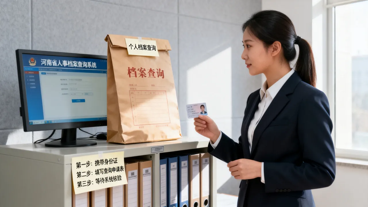 河南省人事档案查询怎么查，个人档案在人才中心如何查询