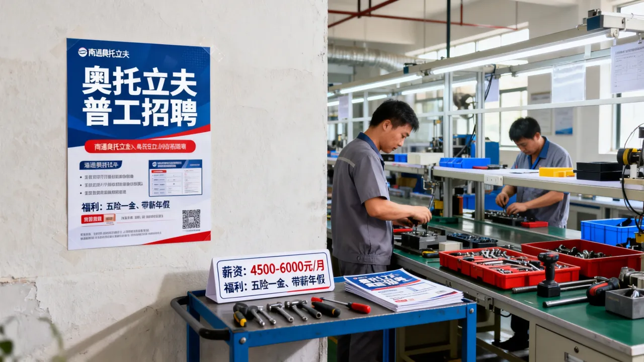 南通奥托立夫招聘信息有哪些？普工岗位工资待遇怎么样？-图2