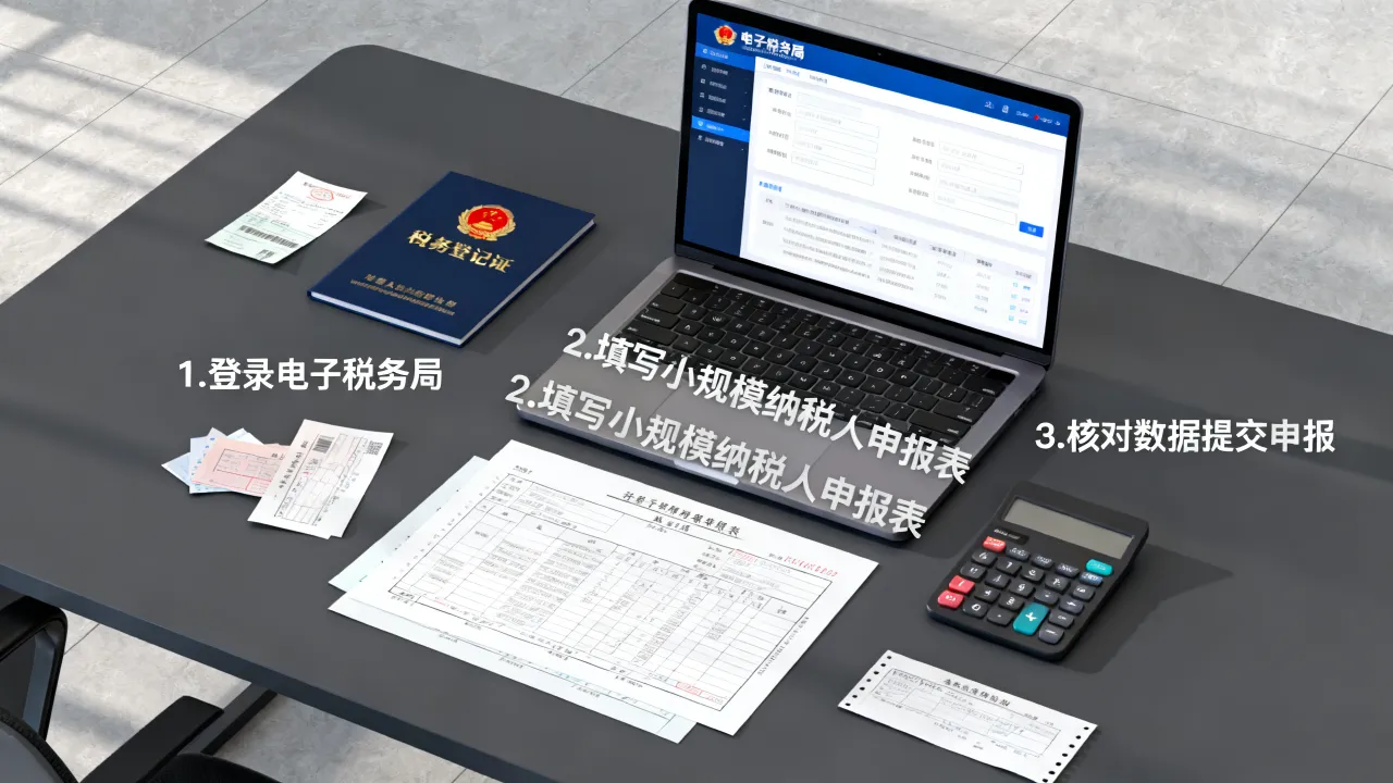 建筑公司如何报税,小规模纳税人报税流程是什么?-图2 建筑公司如何报税,小规模纳税人报税流程是什么?-图2