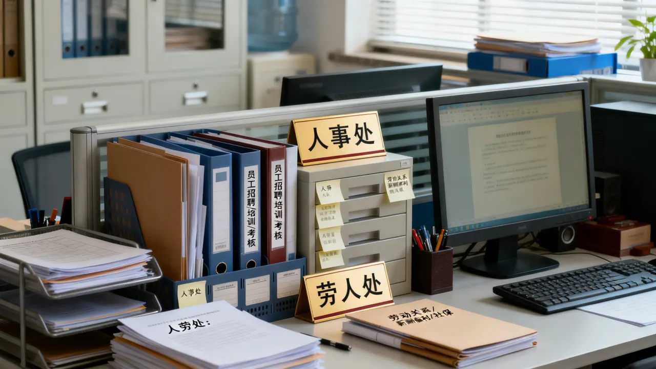 人事处和人劳处有什么区别,哪个部门更好