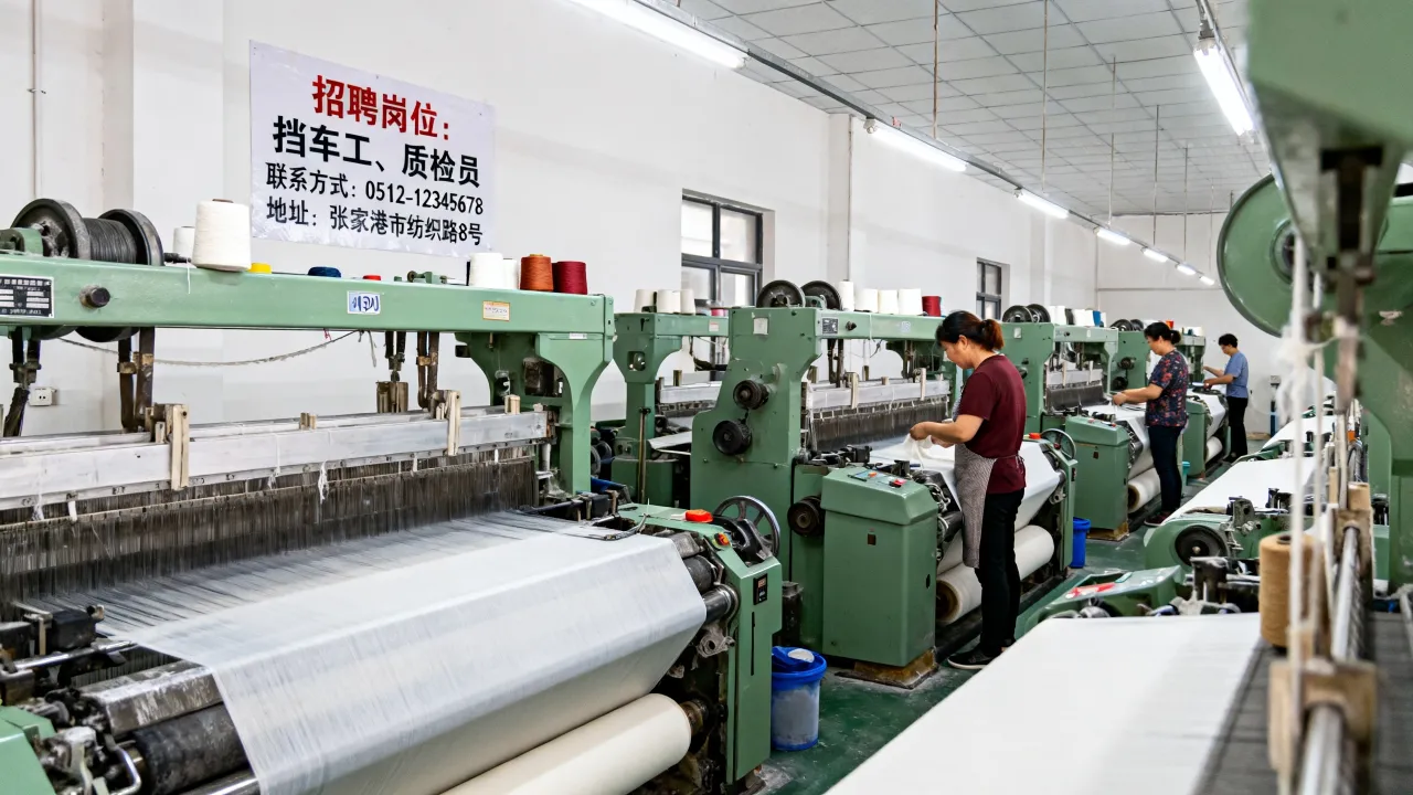 张家港织布厂招聘信息最新在哪里看,张家港织布厂招工哪个平台好