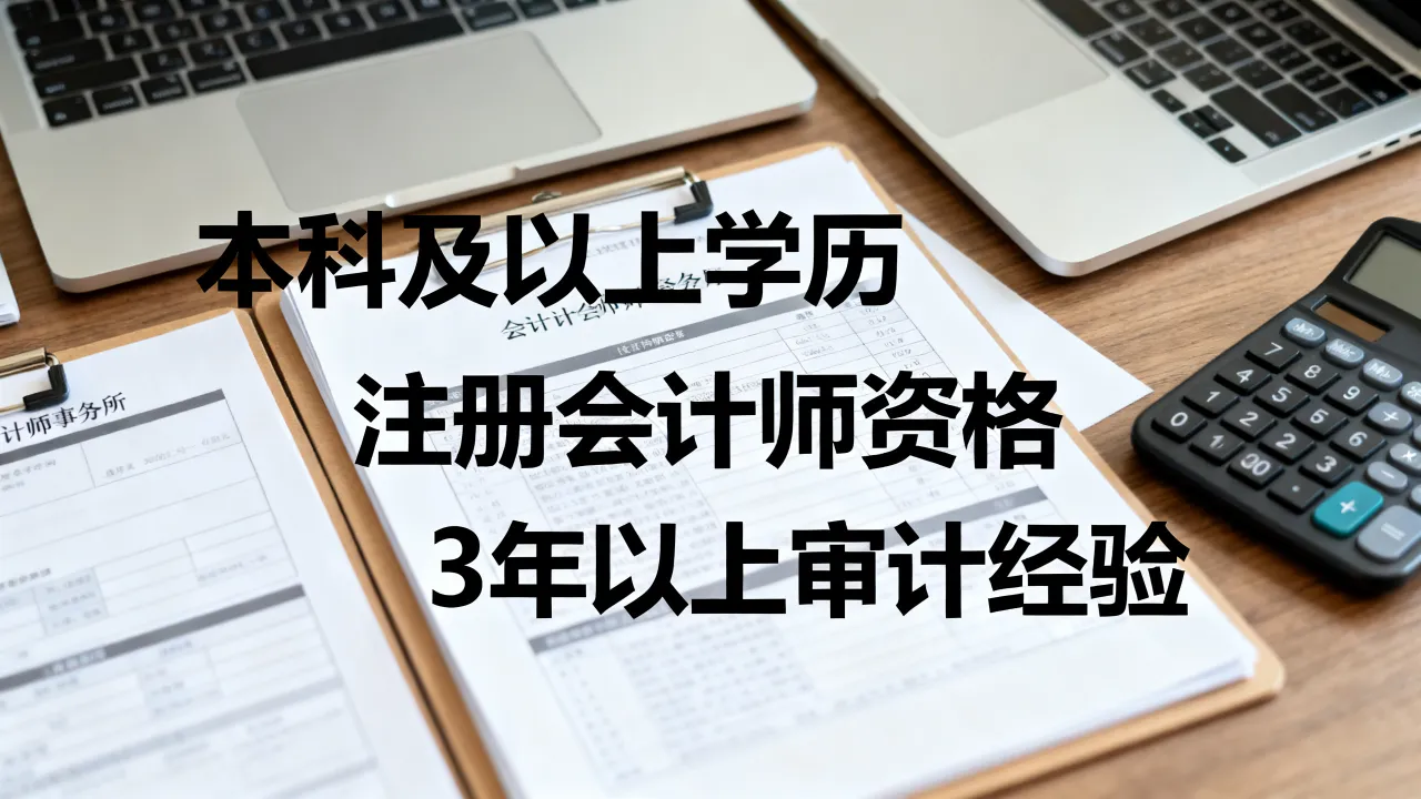 抚州会计师事务所招聘条件是什么,有哪些要求