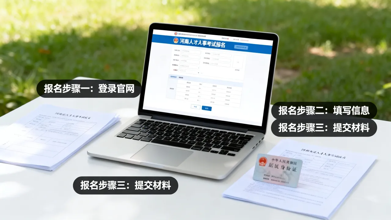 河南人才人事考试如何报名,需要满足什么条件