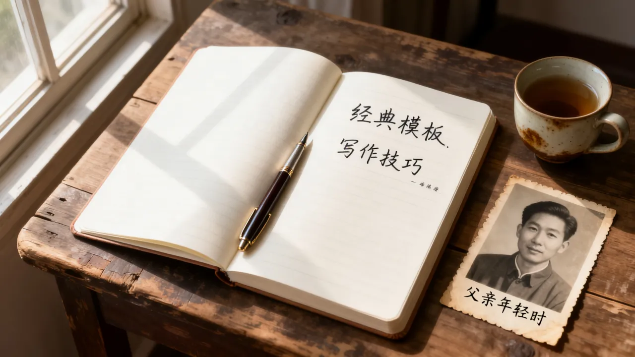 爸爸小传怎么写范文?写父亲小传的经典模板和技巧