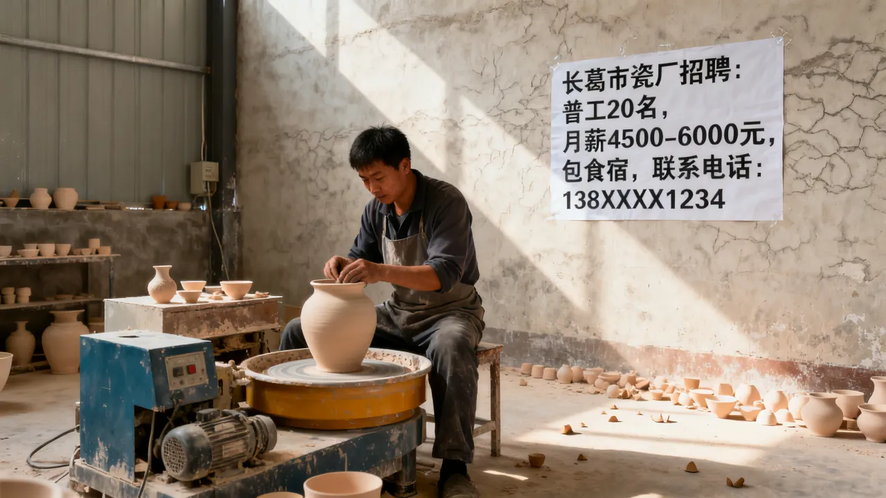 长葛市瓷厂招聘信息,瓷厂现在招工吗