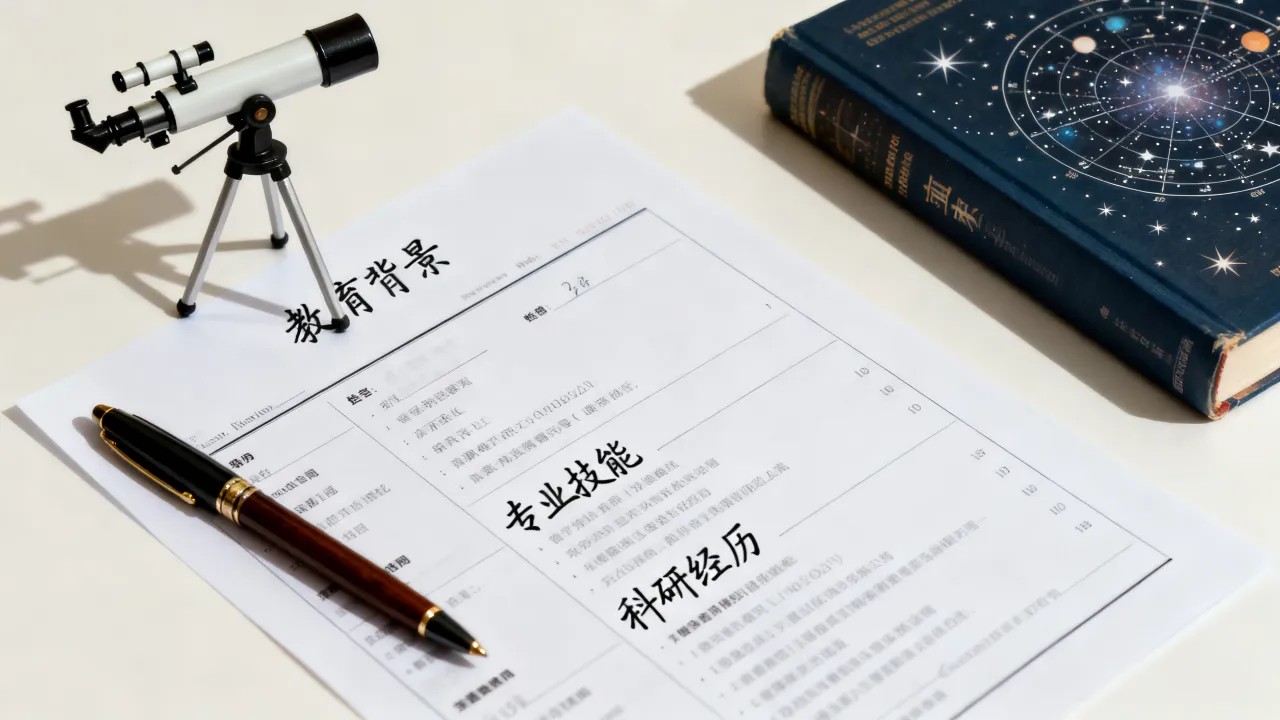 天文工作简历怎么写，有哪些天文学专业求职的简历写作要点-图3
