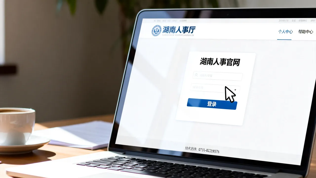 湖南人事厅网官网的登录入口在哪里？,怎么进入