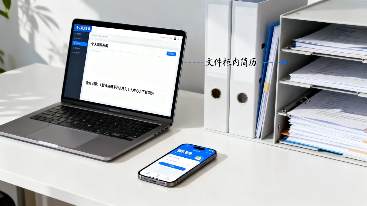 怎么找到自己的简历？个人简历在哪里找怎么查询自己的简历-图2