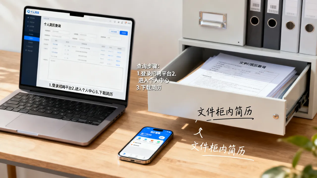 怎么找到自己的简历？个人简历在哪里找怎么查询自己的简历-图3