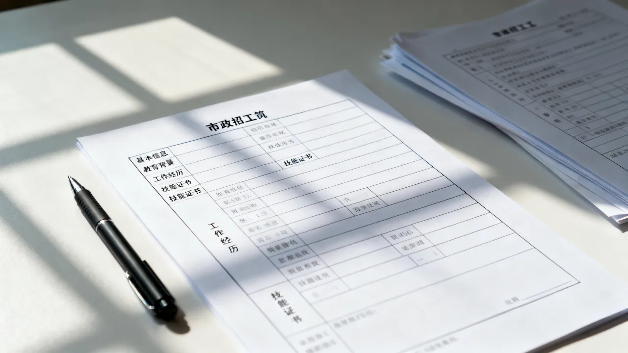 市政招工简历怎么填写？市政招工简历必填项目有哪些-图2