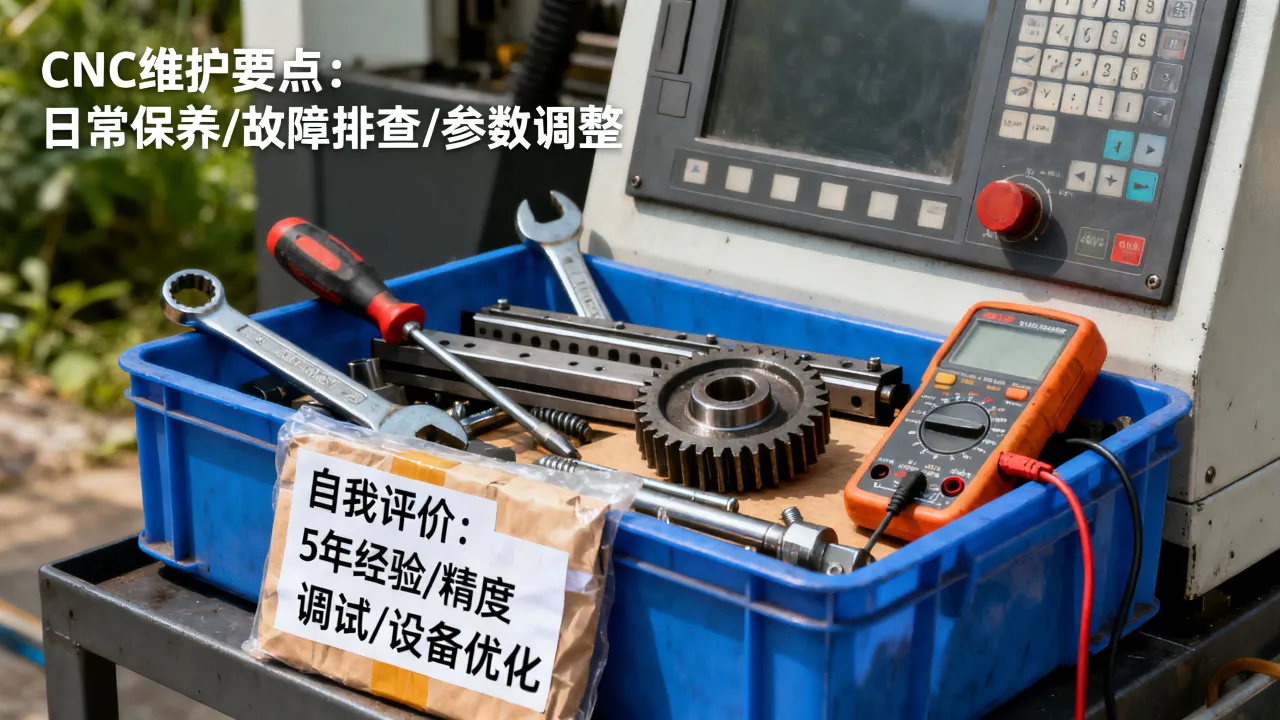 cnc维护简历怎么写，数控机床维修工自我评价怎么写？-图3