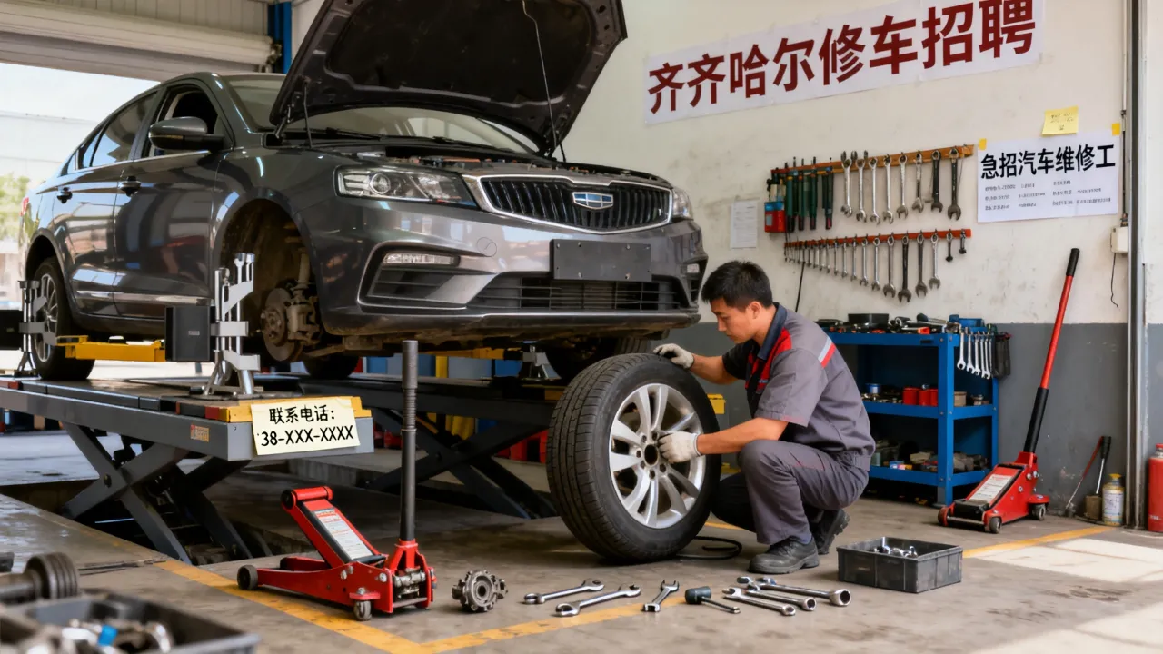 齐齐哈尔修车招聘哪里找?修车厂招工信息去哪看