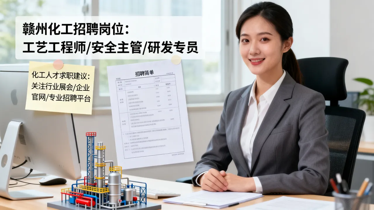 赣州化工招聘有哪些岗位，化工人才求职怎么找？