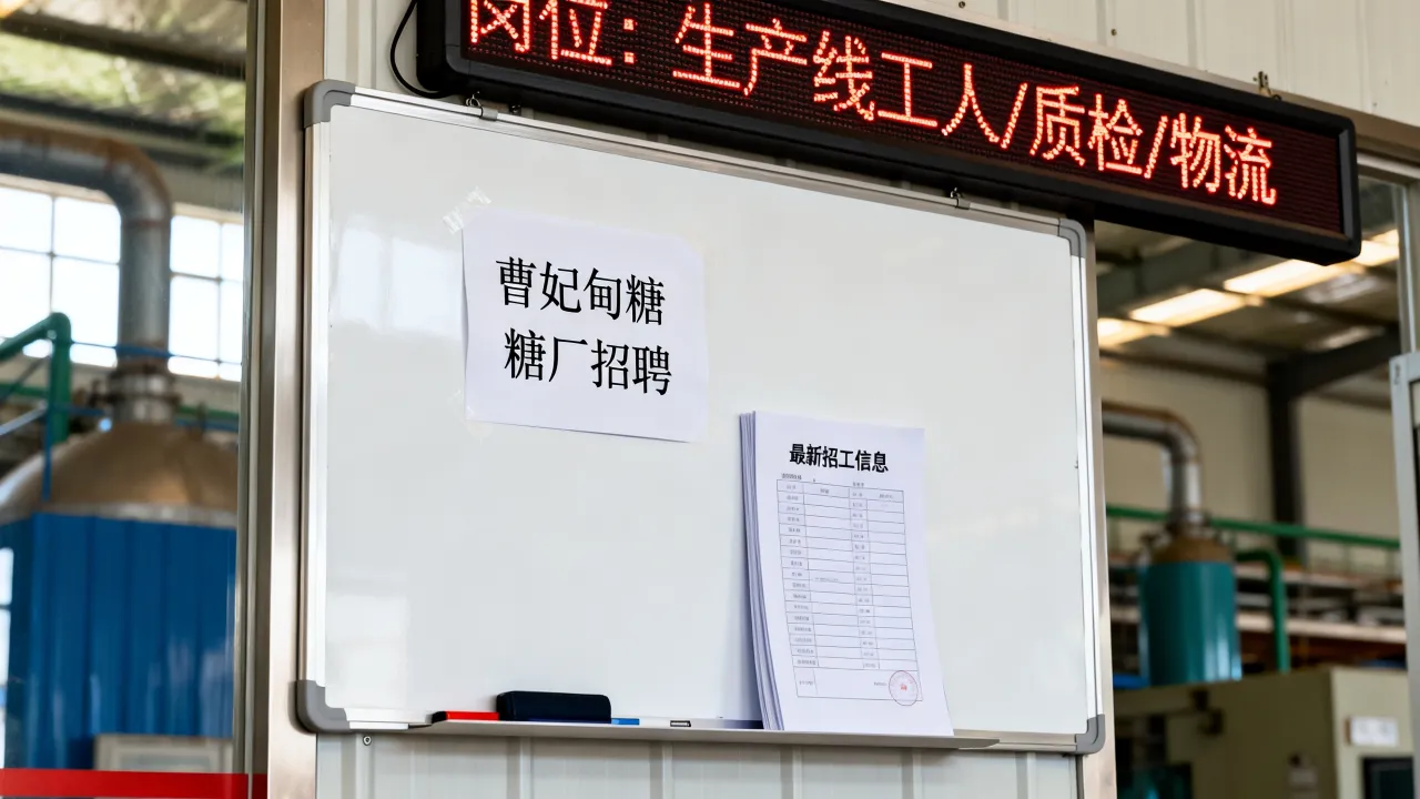 曹妃甸糖厂招聘靠谱吗？怎么查最新招工信息？