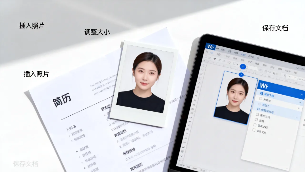 怎么把照片放在简历上,简历照片怎么弄到Word文档里-图3 怎么把照片放在简历上,简历照片怎么弄到Word文档里-图3