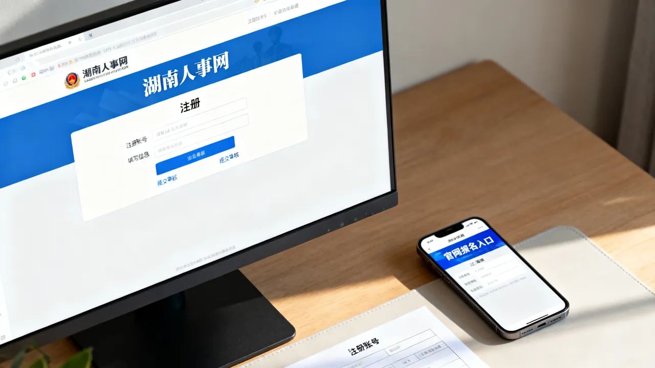 湖南人事网怎么注册?官网报名入口及账号注册流程详解-图3 湖南人事网怎么注册?官网报名入口及账号注册流程详解-图3