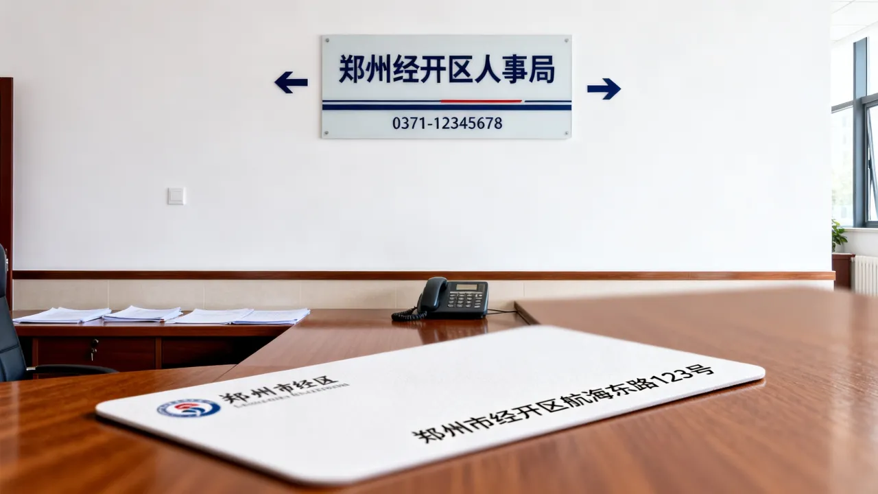 郑州经开区人事局电话是多少,郑州经开区人事局怎么走?