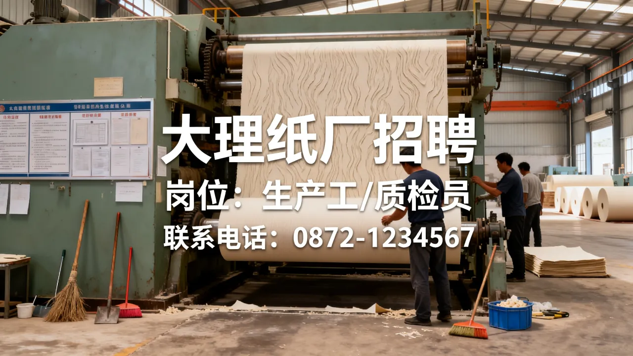 大理纸厂招聘信息在哪找,大理纸厂招工吗