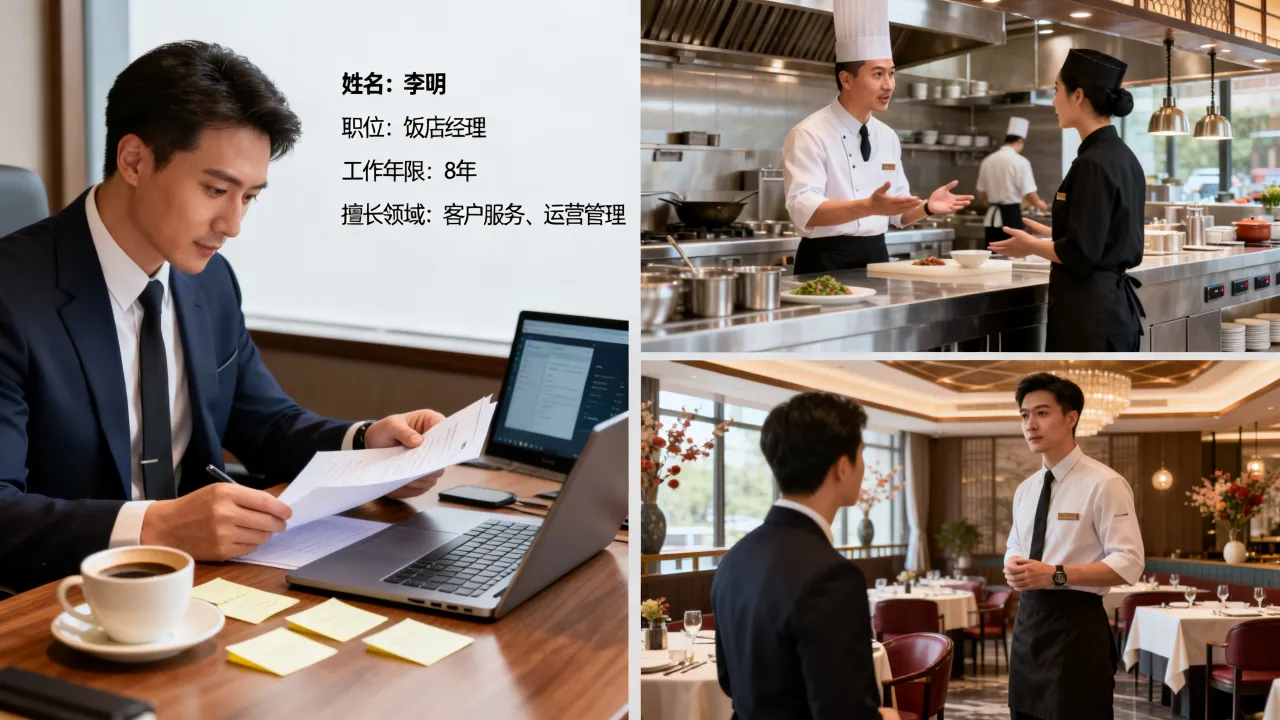 饭店经理简介怎么写，饭店经理个人简介范文怎么写吸引人？