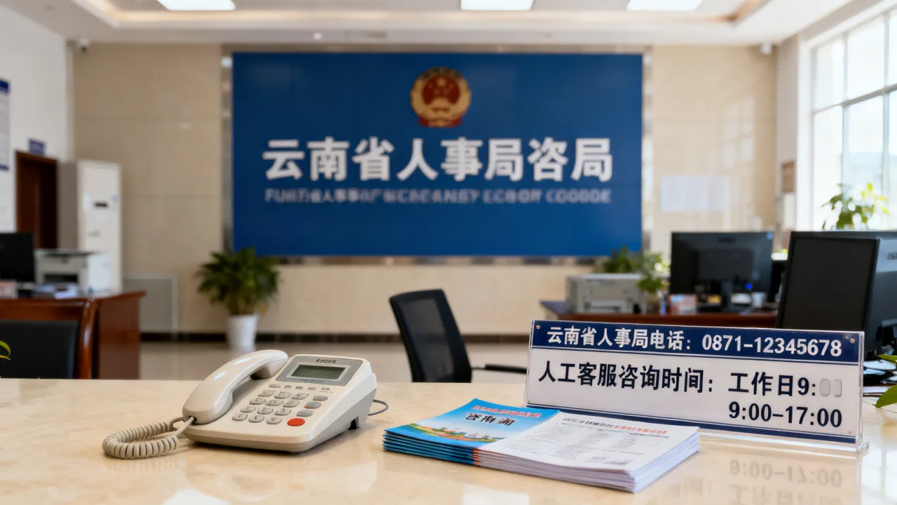 云南省人事局电话是多少?怎么联系人工客服咨询?