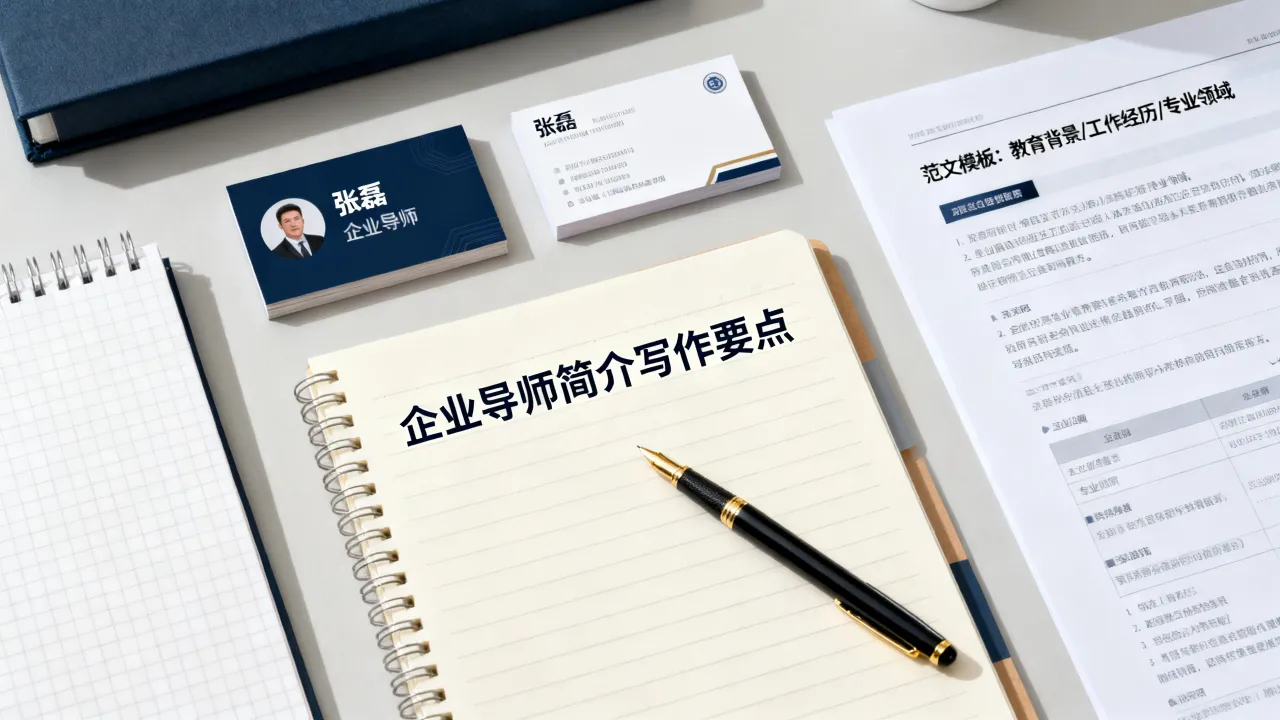 企业老师简介怎么写，企业导师简介范文模板及写作要点有哪些