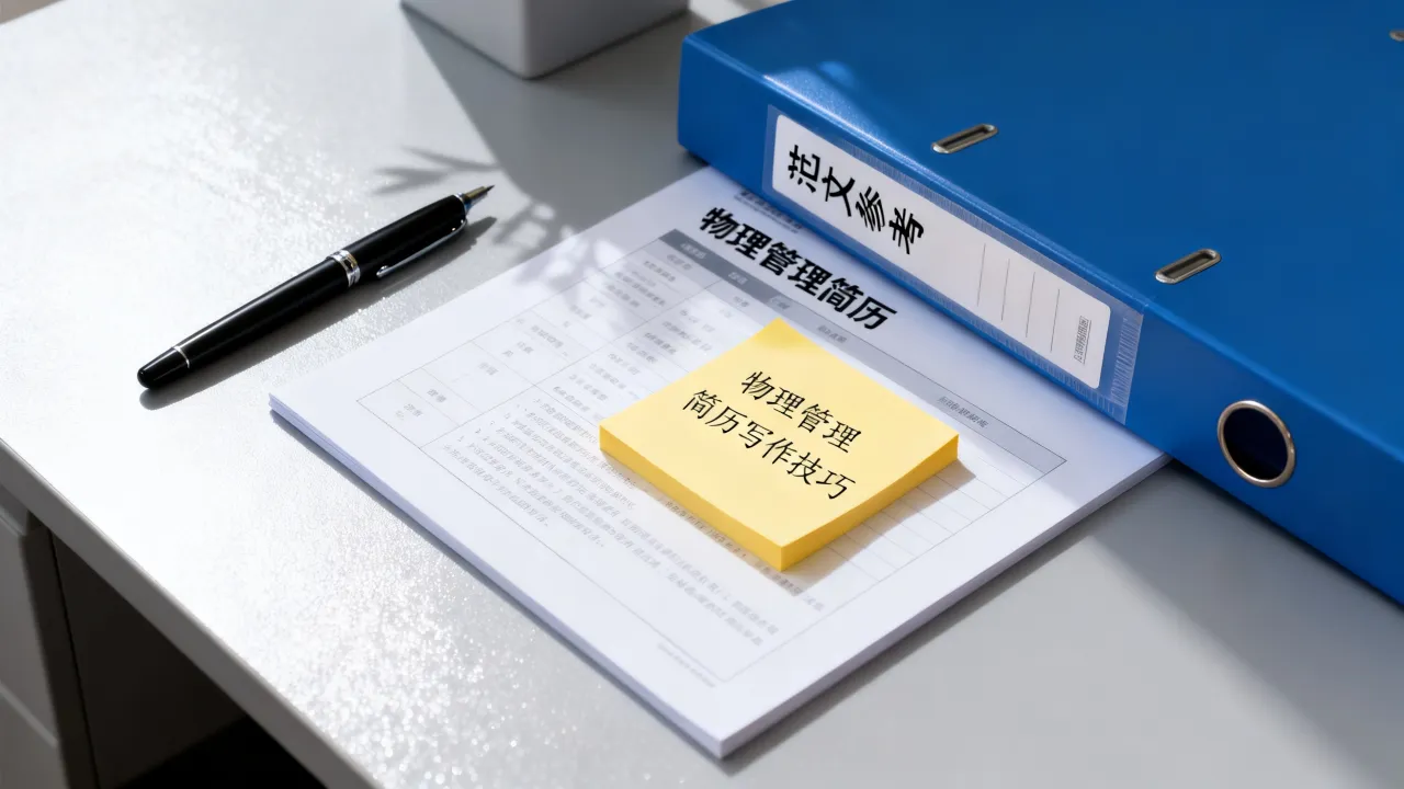 物理管理简历怎么写？物理管理简历写作技巧和范文有哪些