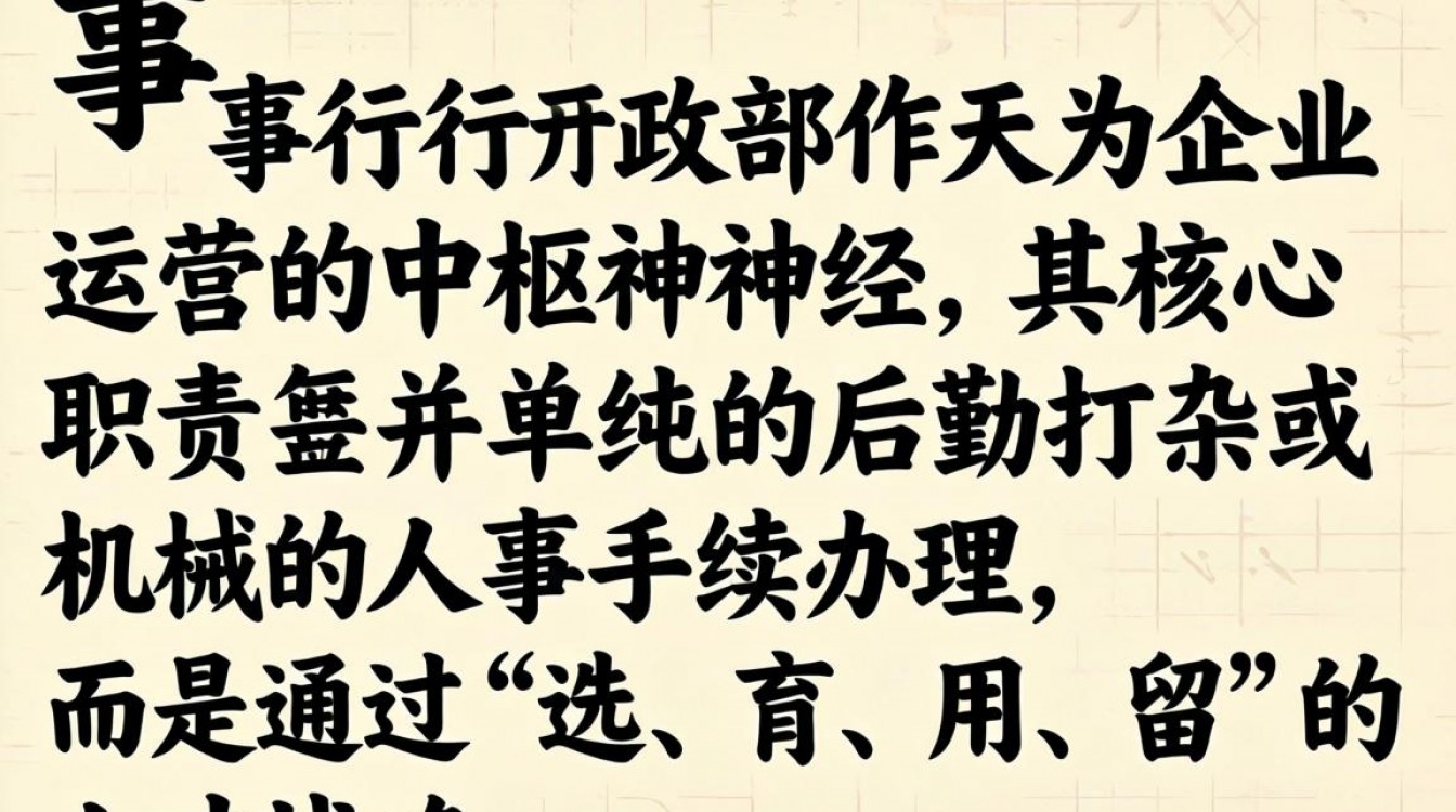 人事行政部岗位职责是什么?人事行政部工作内容详解-图1 人事行政部岗位职责是什么?人事行政部工作内容详解-图1