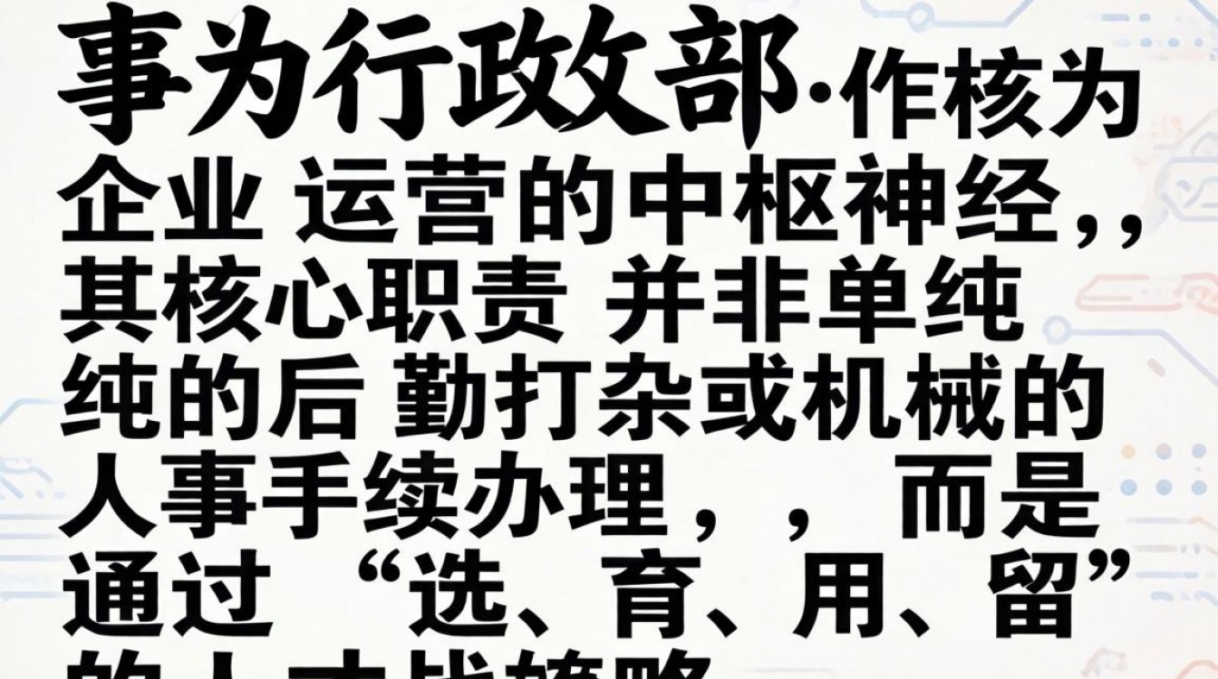 人事行政部岗位职责是什么?人事行政部工作内容详解-图3 人事行政部岗位职责是什么?人事行政部工作内容详解-图3