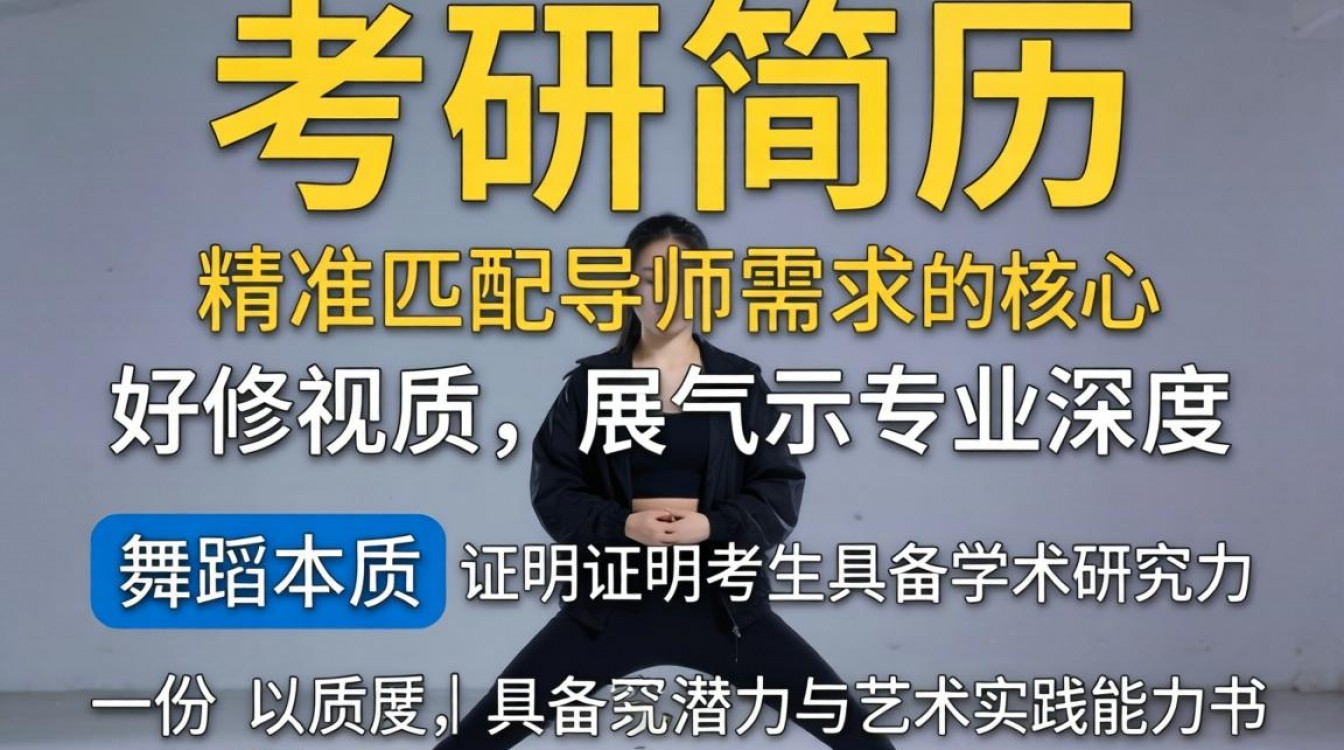 舞蹈考研简历怎么写？高分简历模板分享-图2