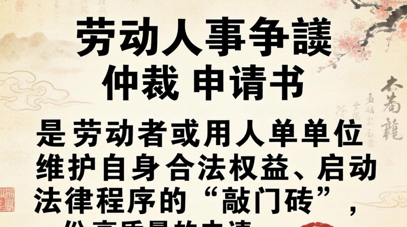 劳动人事争议申请书怎么写？最新模板免费下载-图2