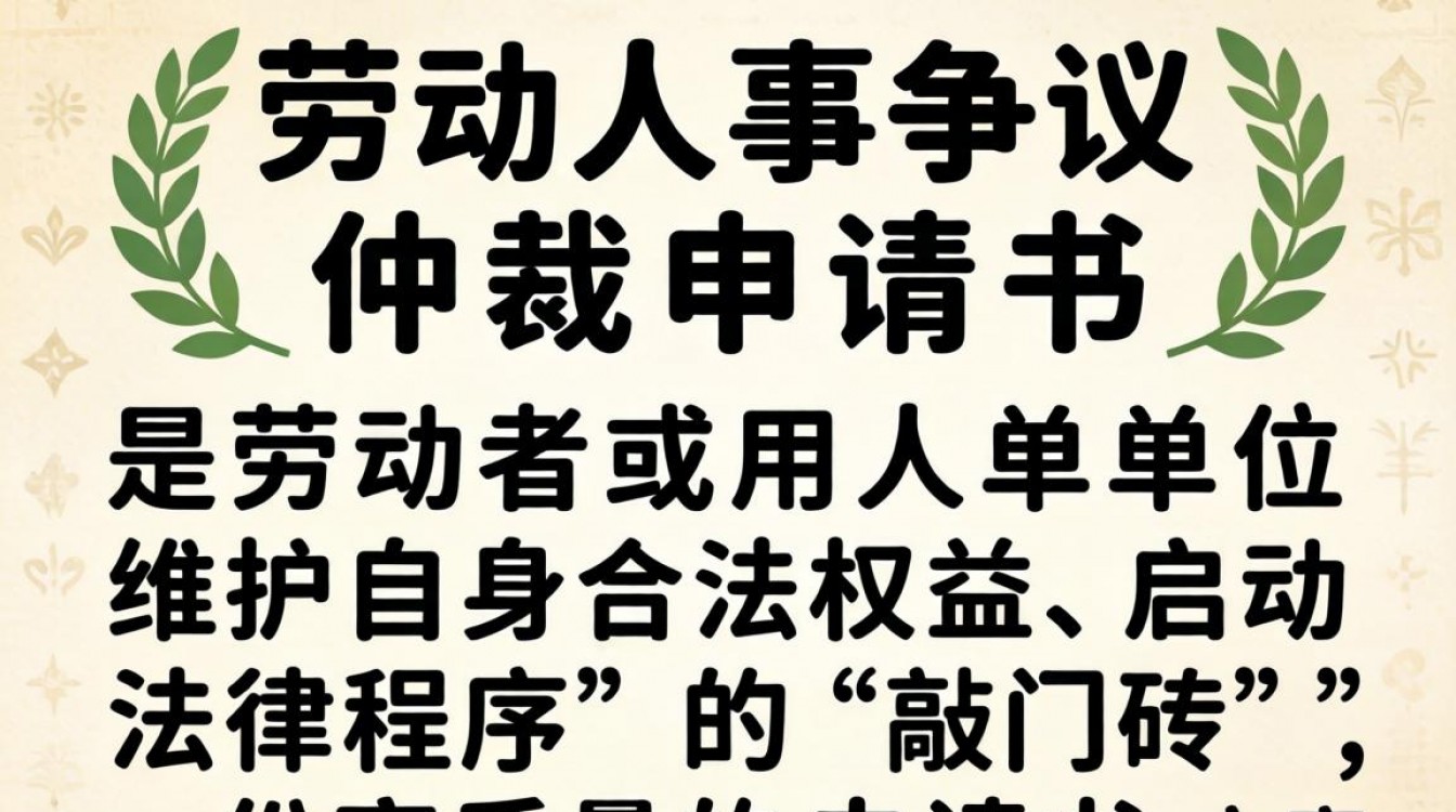 劳动人事争议申请书怎么写？最新模板免费下载-图3