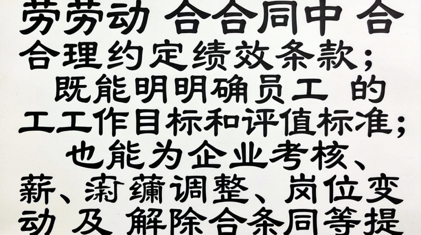 劳动合同里绩效条款怎么写才合法有效？绩效条款怎么约定才合规？-图3