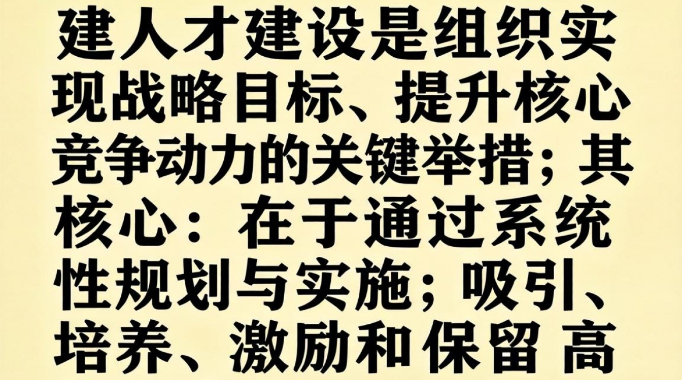 企业人才建设阐述应包含哪些核心要素与具体路径?企业人才建设核心要素有哪些?-图2 企业人才建设阐述应包含哪些核心要素与具体路径?企业人才建设核心要素有哪些?-图2