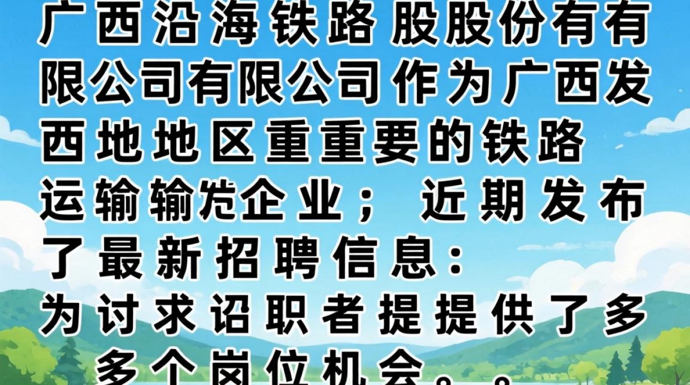 广西沿海铁路股份有限公司招聘吗?最新招聘信息有哪些?