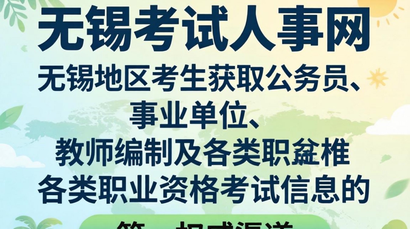 无锡考试人事网官网登录入口在哪,无锡人事考试最新公告查询
