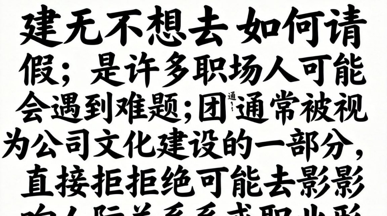 团建不想去怎么请假才能不被领导拒绝?-图1 团建不想去怎么请假才能不被领导拒绝?-图1
