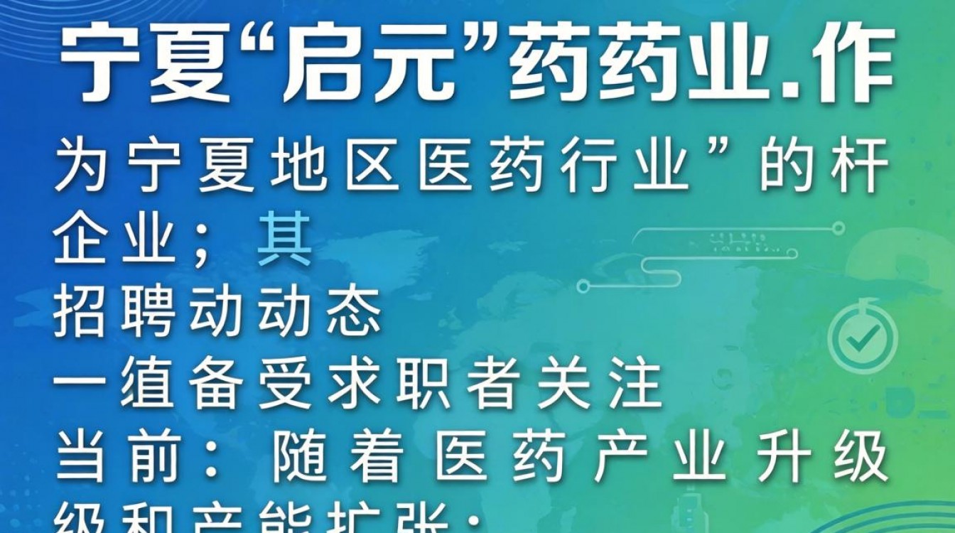 宁夏启元招聘最新信息在哪看?宁夏启元药业招聘条件要求-图1 宁夏启元招聘最新信息在哪看?宁夏启元药业招聘条件要求-图1