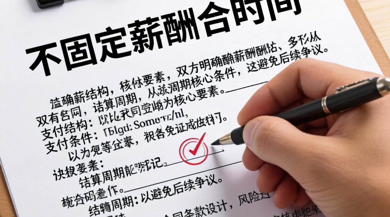 不固定薪酬合同怎么签?约定规则与风险规避指南-图1 不固定薪酬合同怎么签?约定规则与风险规避指南-图1